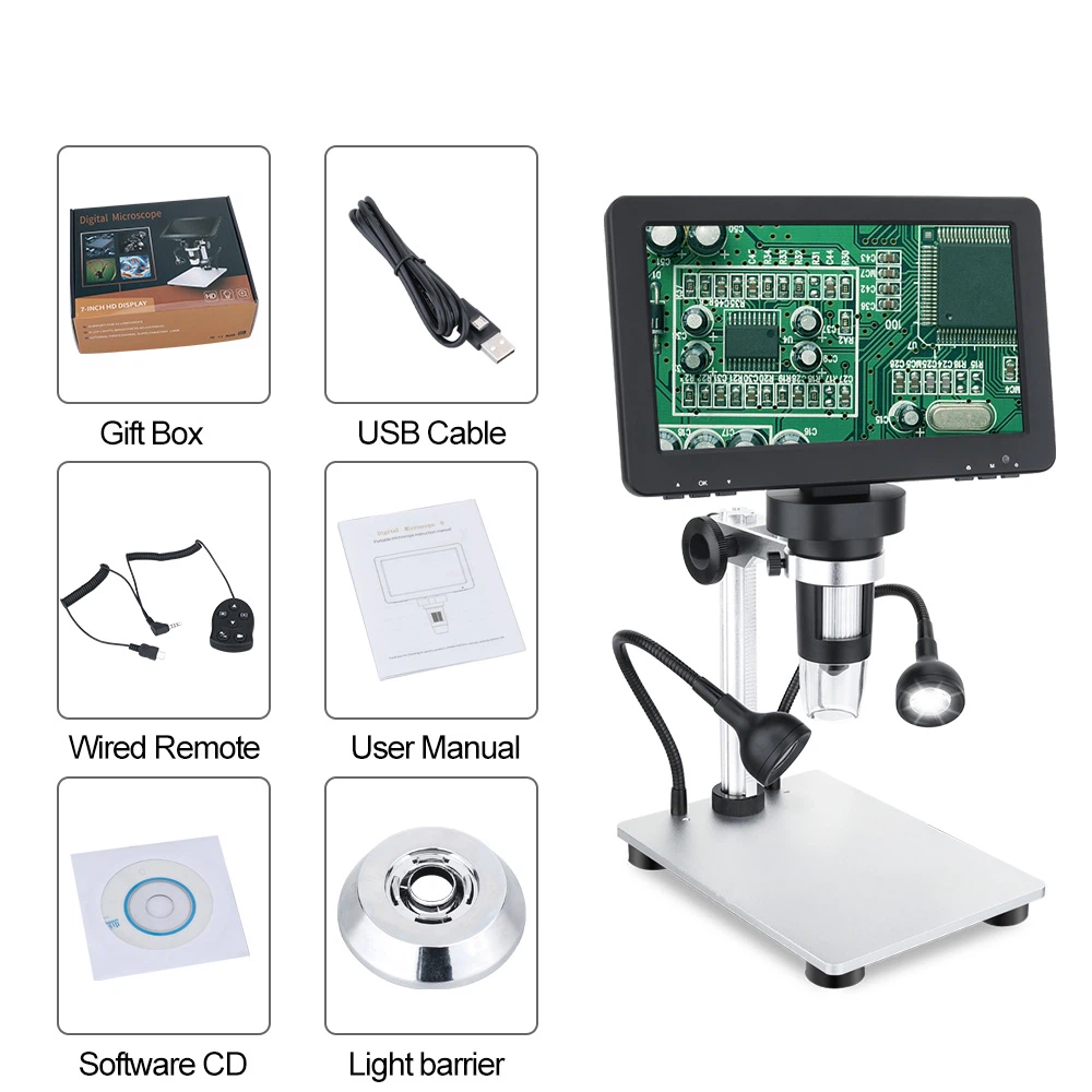 4 digital microscope with LCD 4 digital microscope with LCD