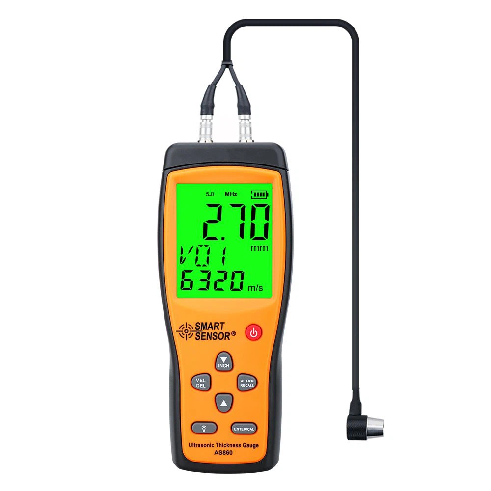 Features Of Sound Velocity Meter Metal Depth Tester 1.2-225mm