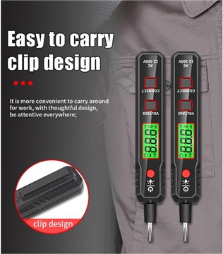 GVDA Pen Kalite Voltage Detector GD110A se yon tèsteur vòltaj versatile ki ka...